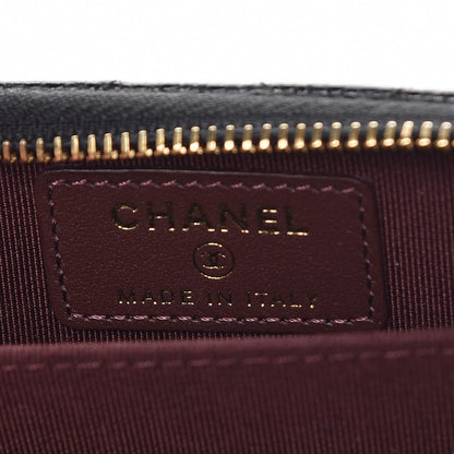 Chanel Caviar Quilted Zip Coin Purse Black 6 of 8