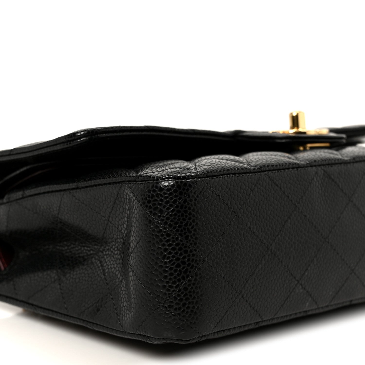 Chanel Caviar Quilted Medium Double Flap Black 9 of 11