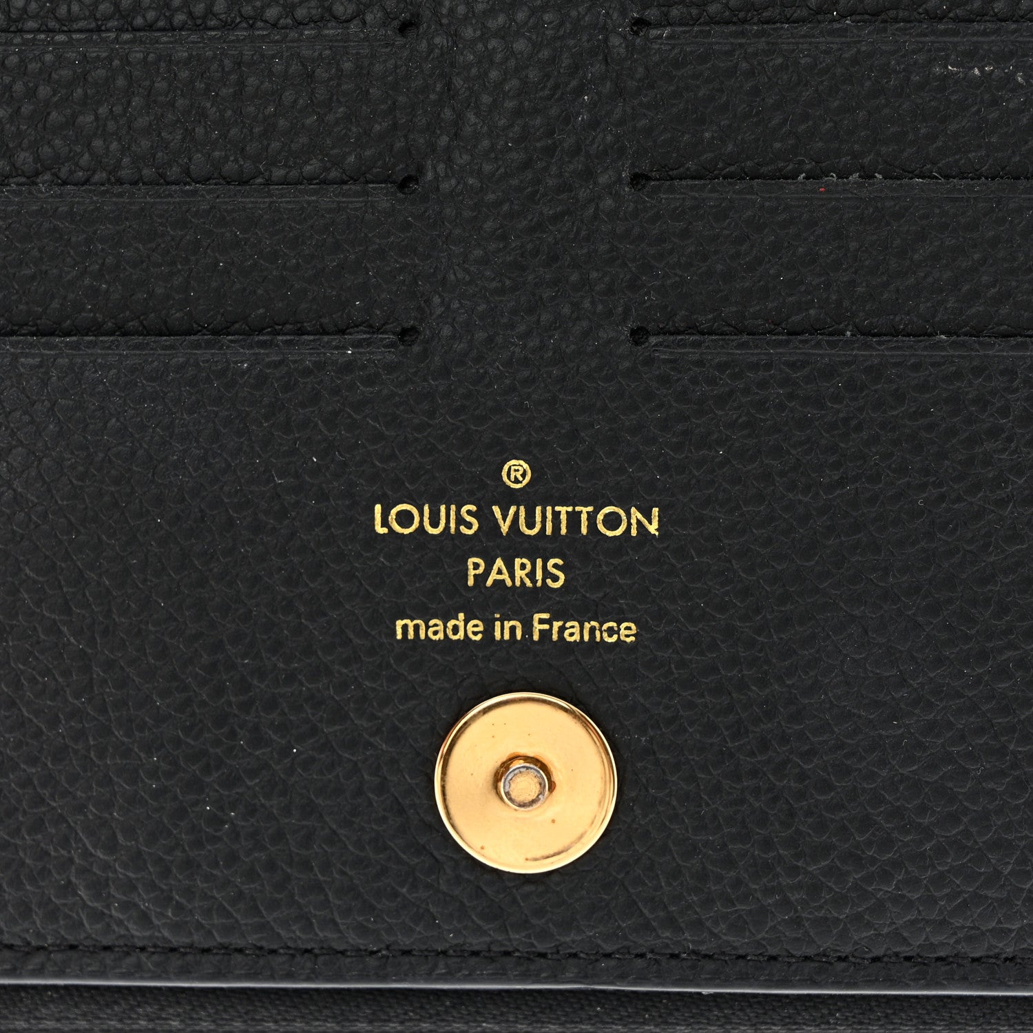 Louis Vuitton Empreinte Adele Wallet Black 8 of 12