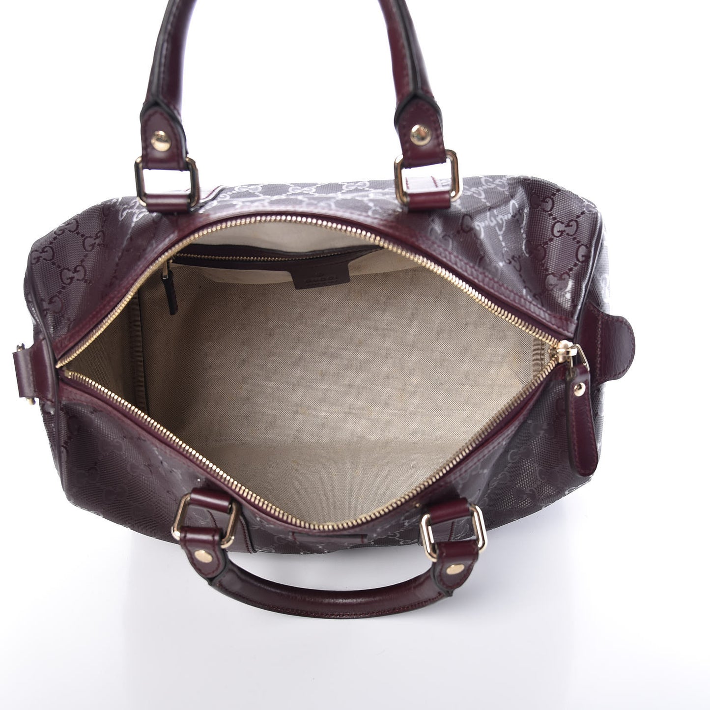 Imprime Monogram Medium Boston Bordeaux