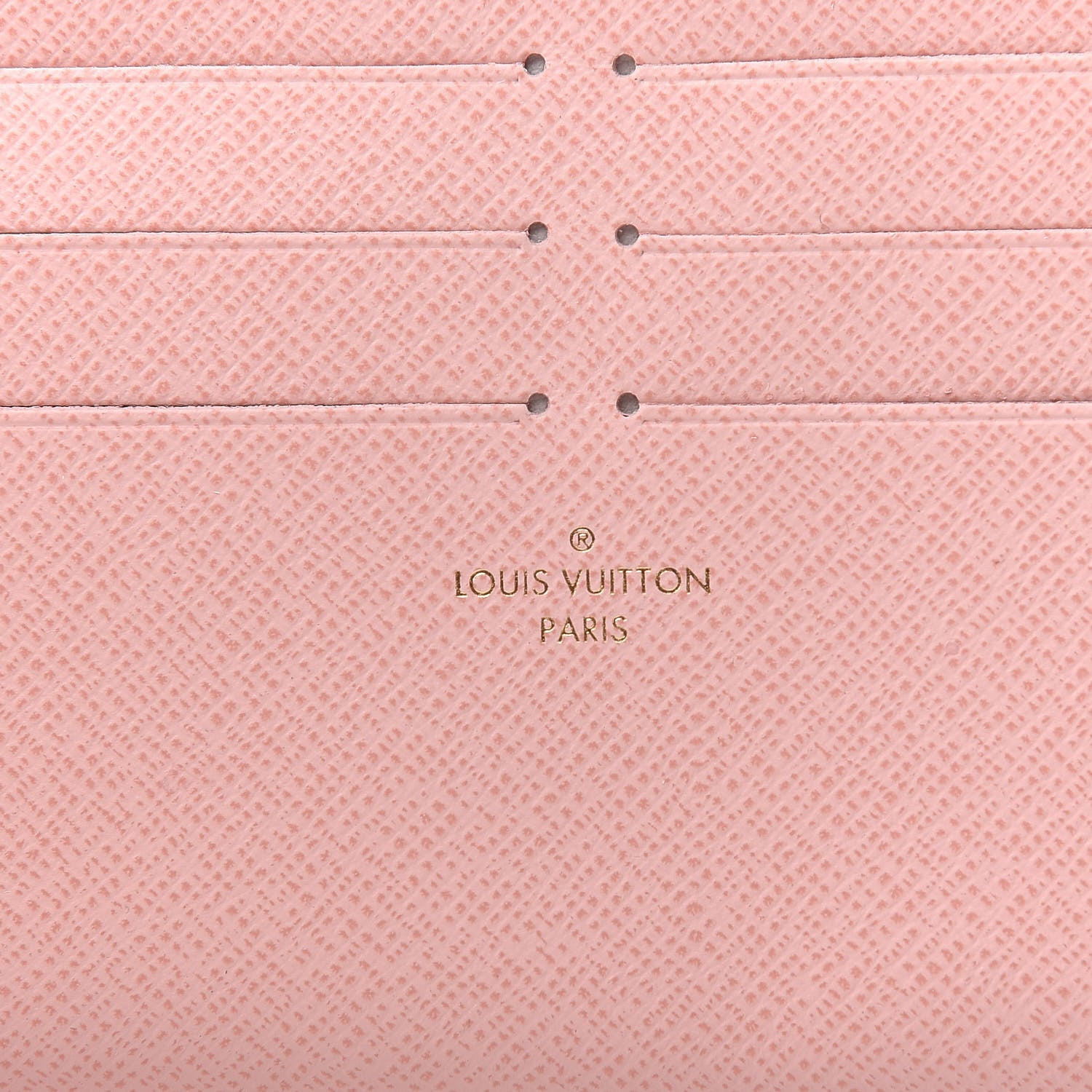 Louis Vuitton Calfskin Felicie Card Holder Insert Rose Ballerine 6 of 6