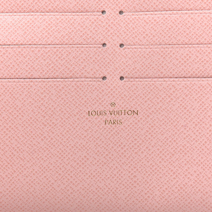 Louis Vuitton Calfskin Felicie Card Holder Insert Rose Ballerine 6 of 6