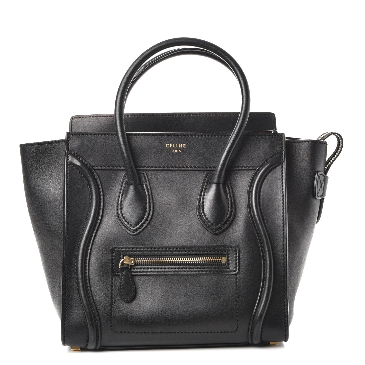 Celine Smooth Calfskin Micro Luggage Black 1 of 9