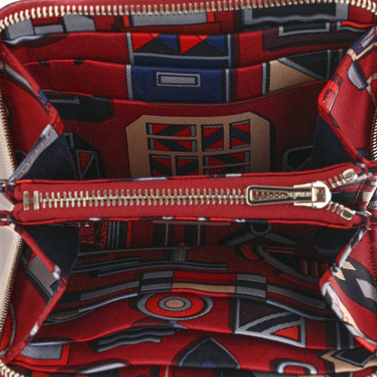 Hermes Epsom Silk'in Compact Wallet Rouge Sellier 5 of 9