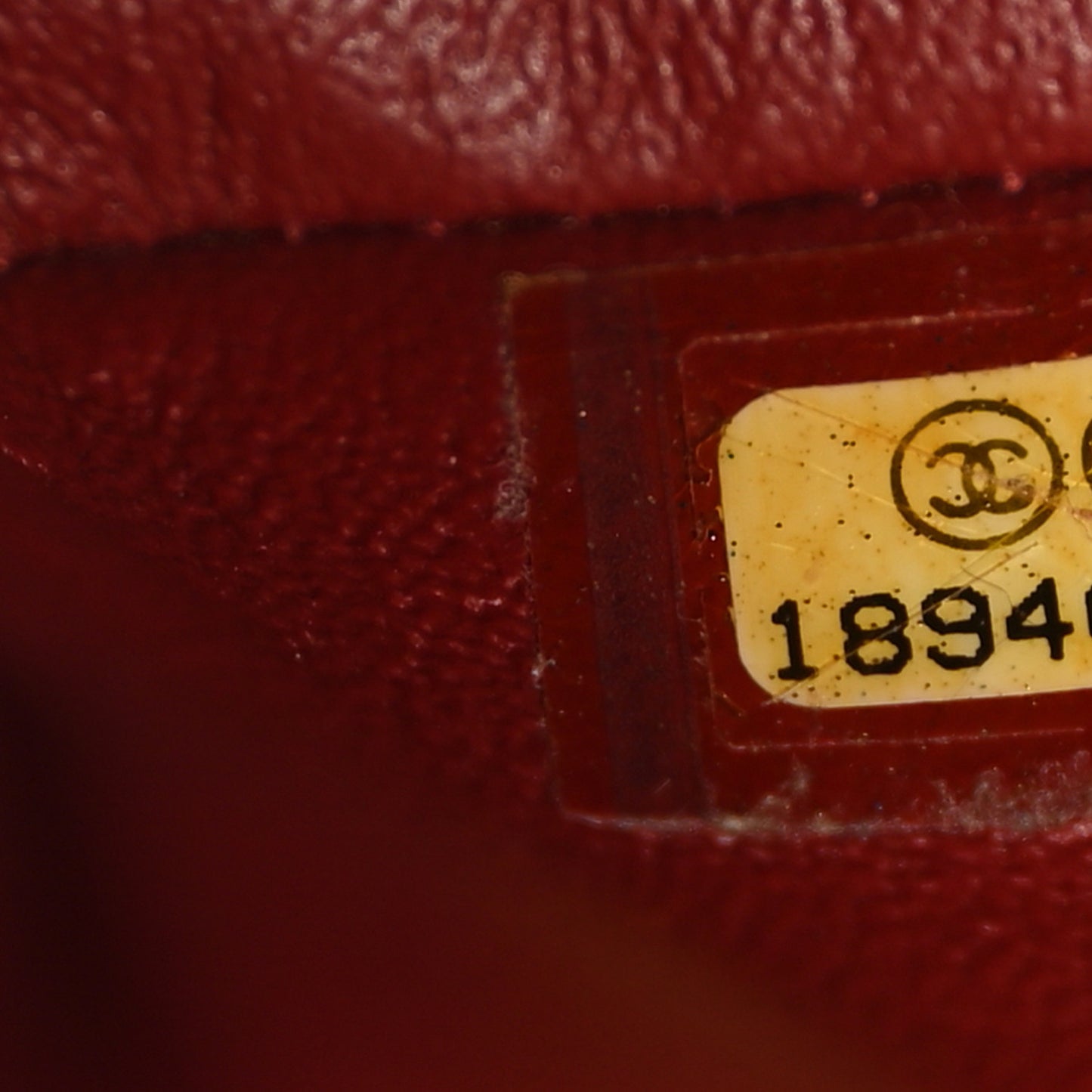 Caviar Quilted Medium Double Flap Dark Red