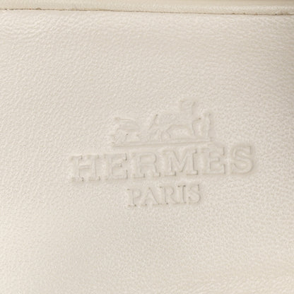Hermes Calfskin Iota Mules 39 White 8 of 11