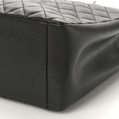 Chanel Caviar Quilted Grand Shopping Tote GST Black 9 of 9
