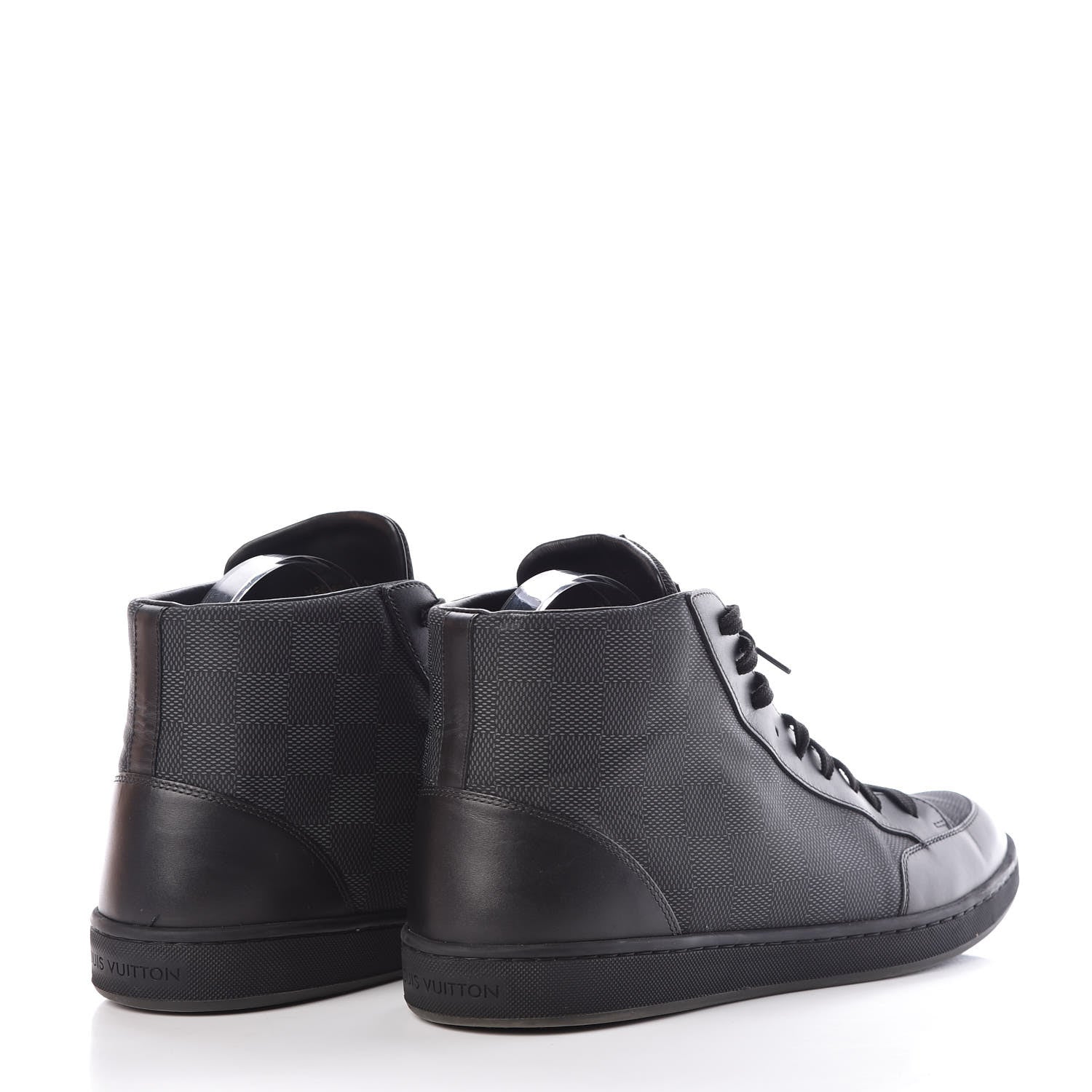 Louis Vuitton Damier Graphite Offshore Sneaker Boots 7.5 4 of 9