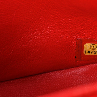 Chanel Aged Glazed Calfskin Quilted 2.55 Reissue 226 Flap Red 7 of 10