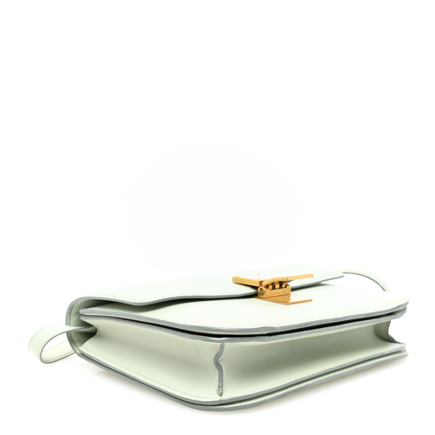 Box Calfskin Medium Classic Box Flap Bag Mint