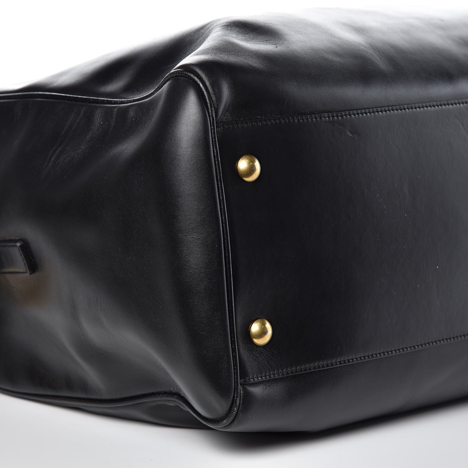 Saint Laurent Calfskin Classic Duffle 24 Black 9 of 13