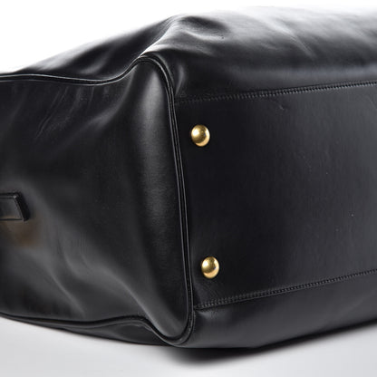 Saint Laurent Calfskin Classic Duffle 24 Black 9 of 13