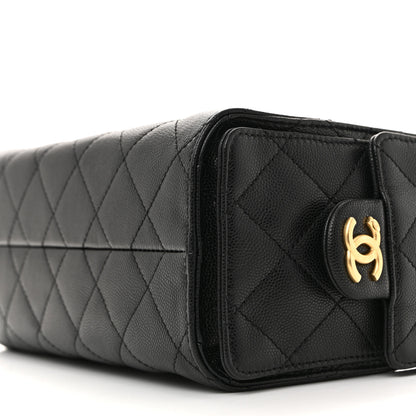 Chanel Caviar Quilted Mini Chanel 25 Handbag Black 10 of 11