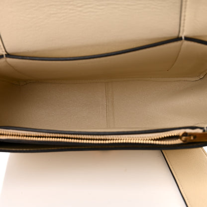 Celine Shiny Smooth Calfskin Medium Frame Shoulder Bag Chalk Mastic 5 of 16