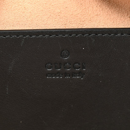 Gucci Calfskin Matelasse Small GG Marmont Chain Shoulder Bag Black 6 of 14