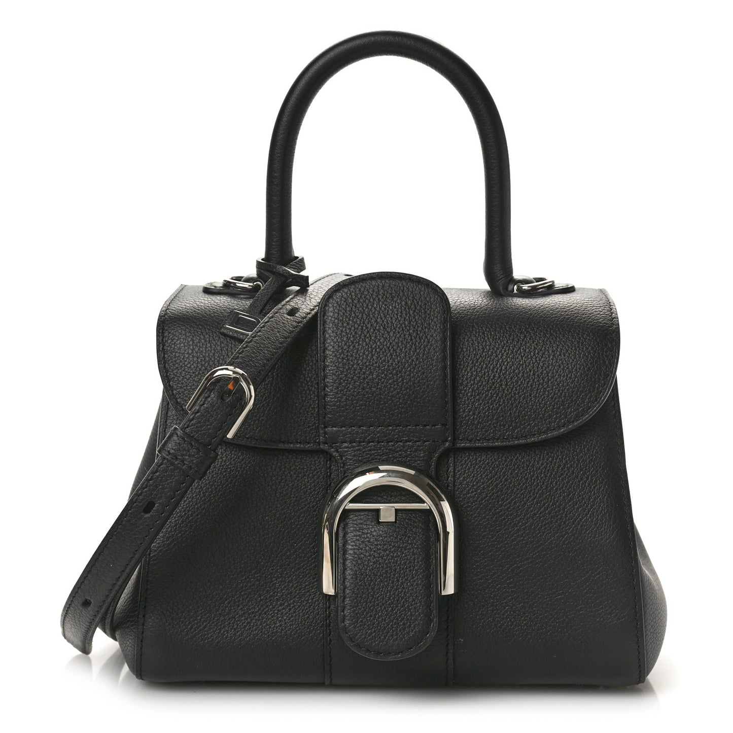 Grained Rodeo Calfskin Mini Brillant Black