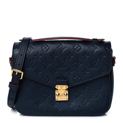 Louis Vuitton Empreinte Pochette Metis Marine Rouge 1 of 9