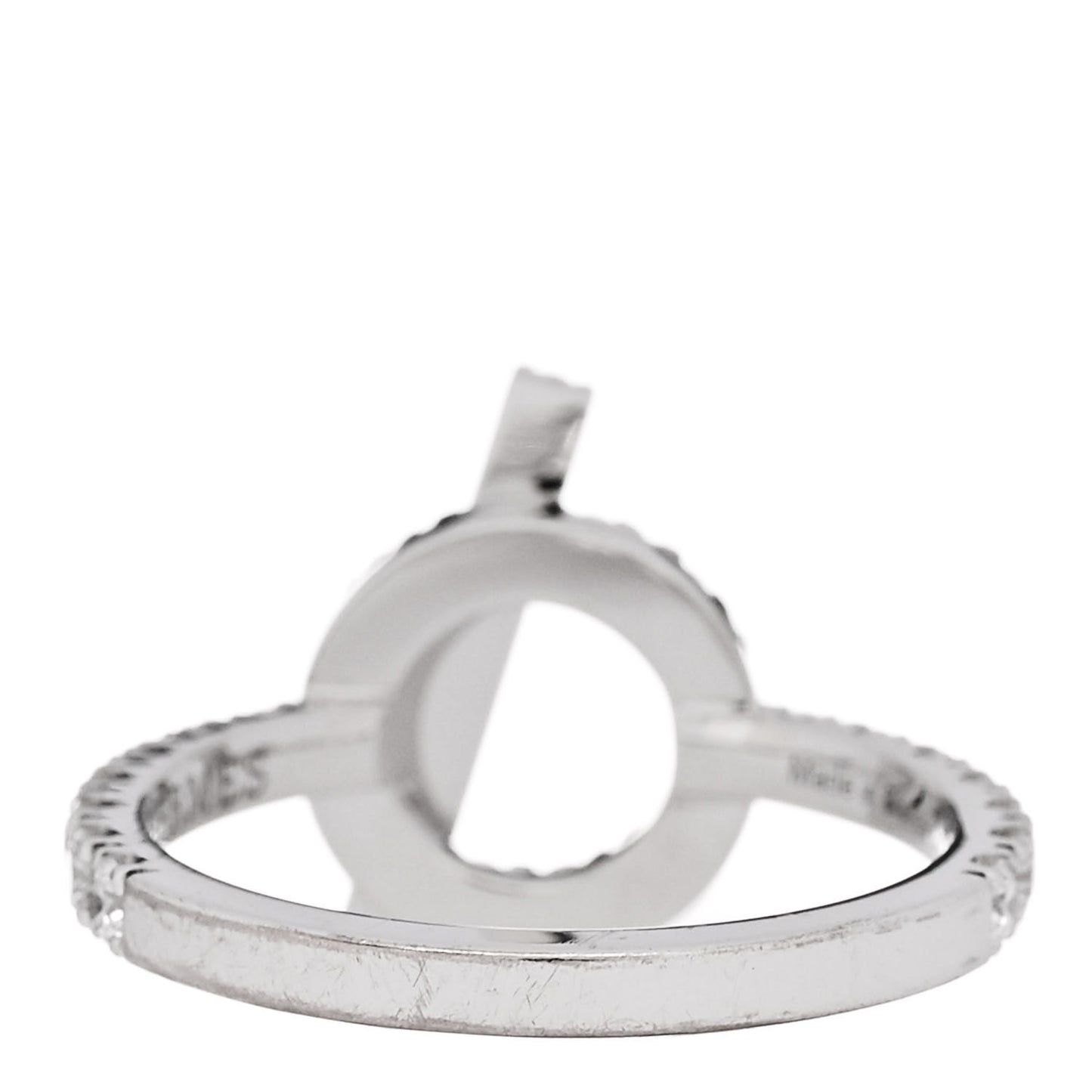 18K White Gold Diamond Finesse Ring 53 6.25
