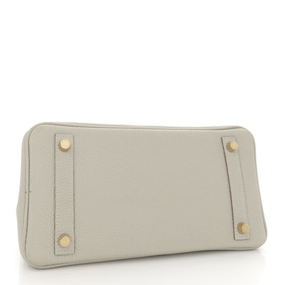 Hermes Togo Birkin 25 Gris Perle 4 of 12