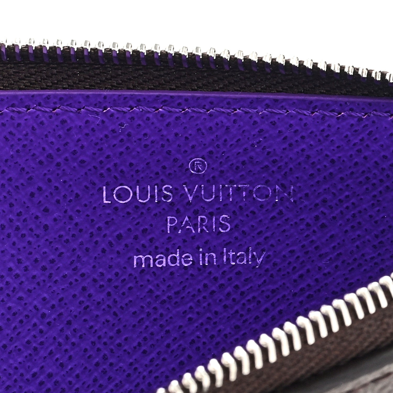 Louis Vuitton Taigarama Coin Card Holder Purple 6 of 6