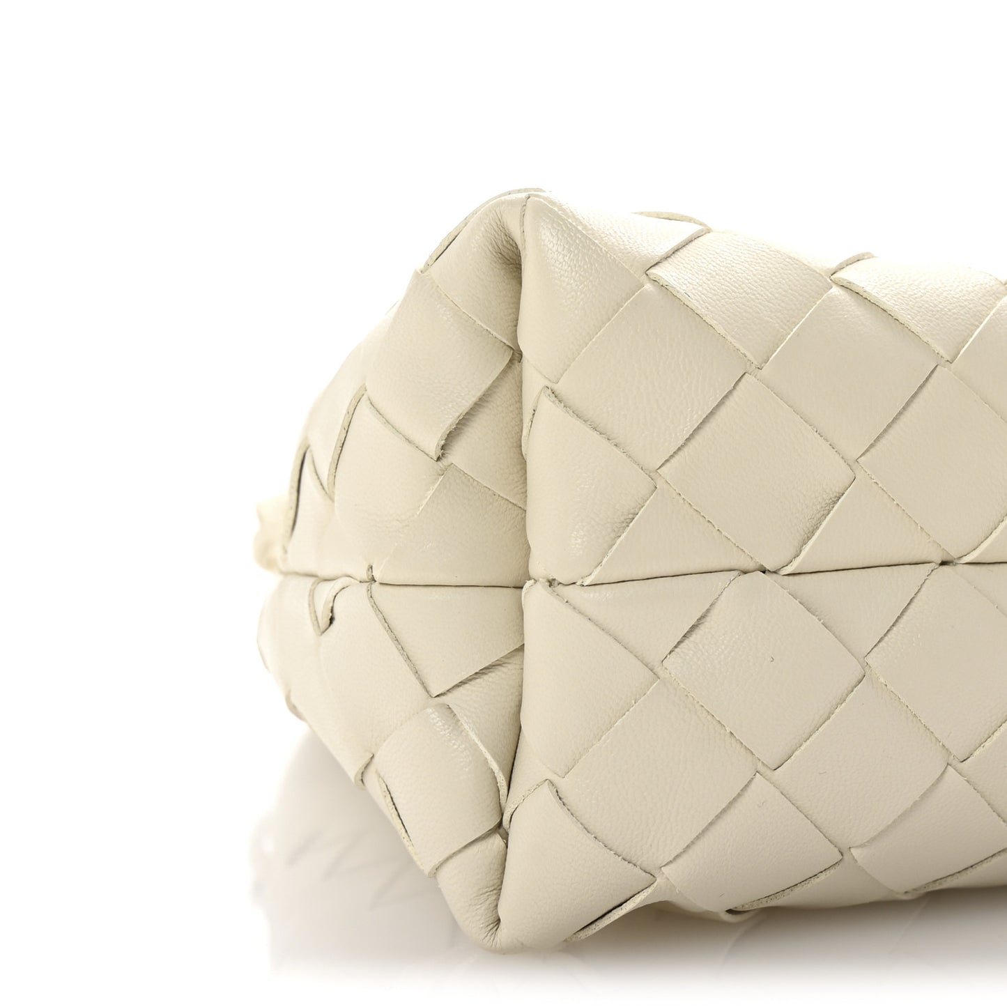 Nappa Intrecciato Dustbag Notte Shoulder Bag Sea Salt