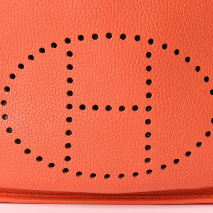 Hermes Taurillon Clemence Evelyne III PM Orange Poppy 15 of 20