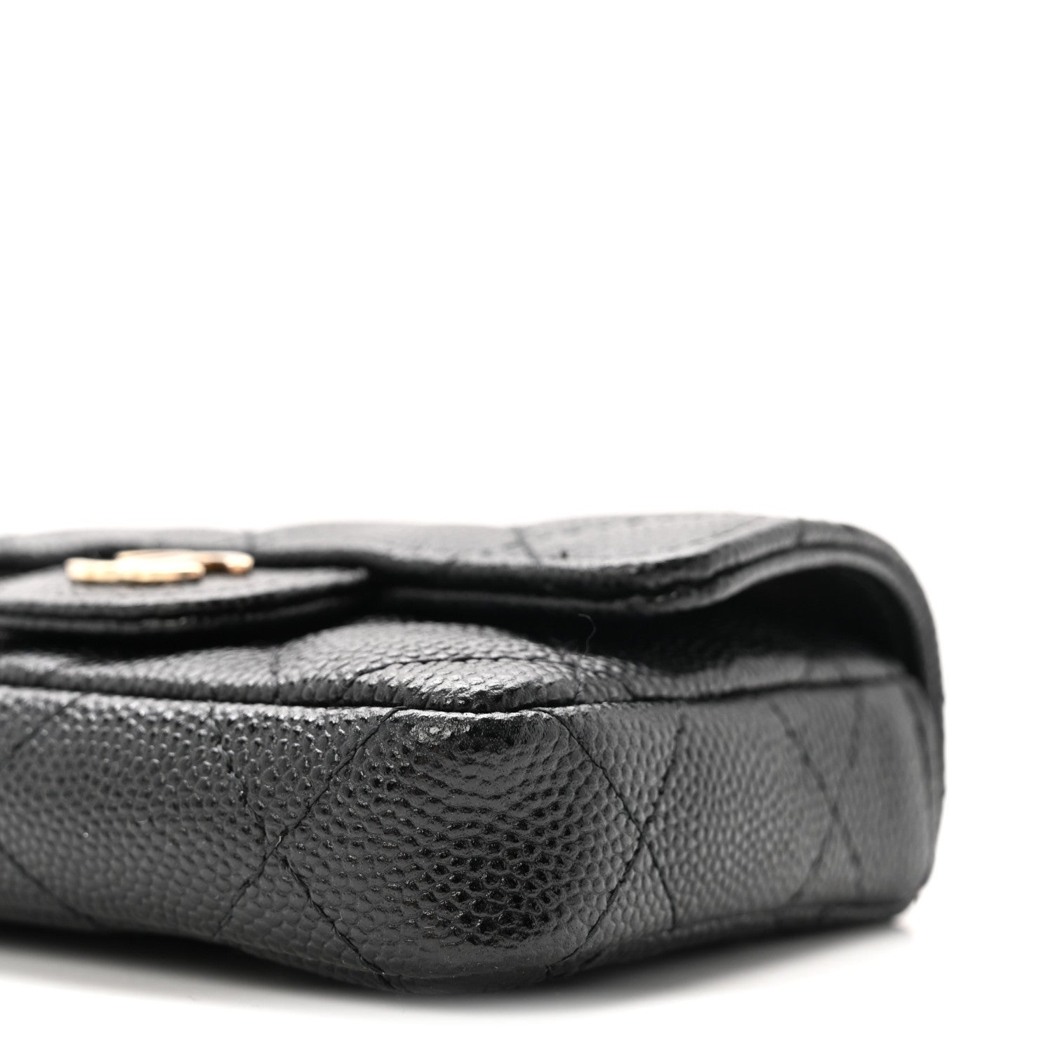 Chanel Caviar Quilted Mini Chain Belt Bag Black 11 of 12
