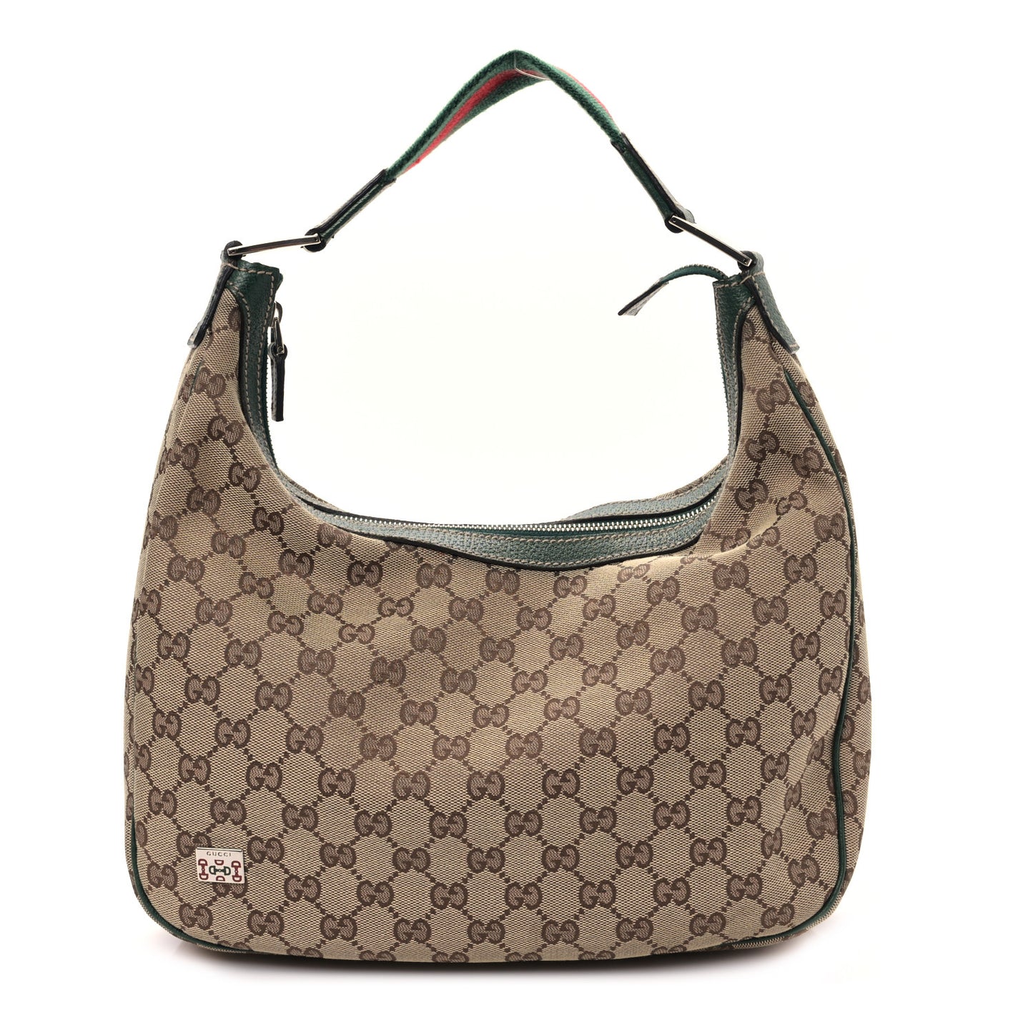 Monogram Medium Pop Hobo Green
