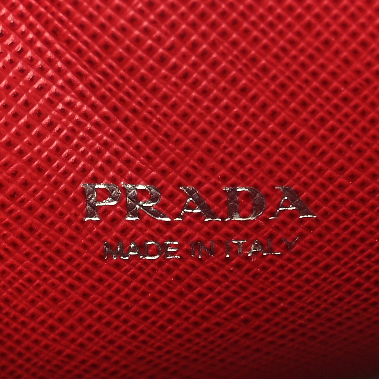 Prada Saffiano Phone Case Pouch Fuoco 4 of 5