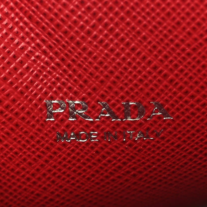 Prada Saffiano Phone Case Pouch Fuoco 4 of 5