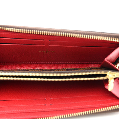 Louis Vuitton Damier Ebene Clemence Wallet Cherry 5 of 11