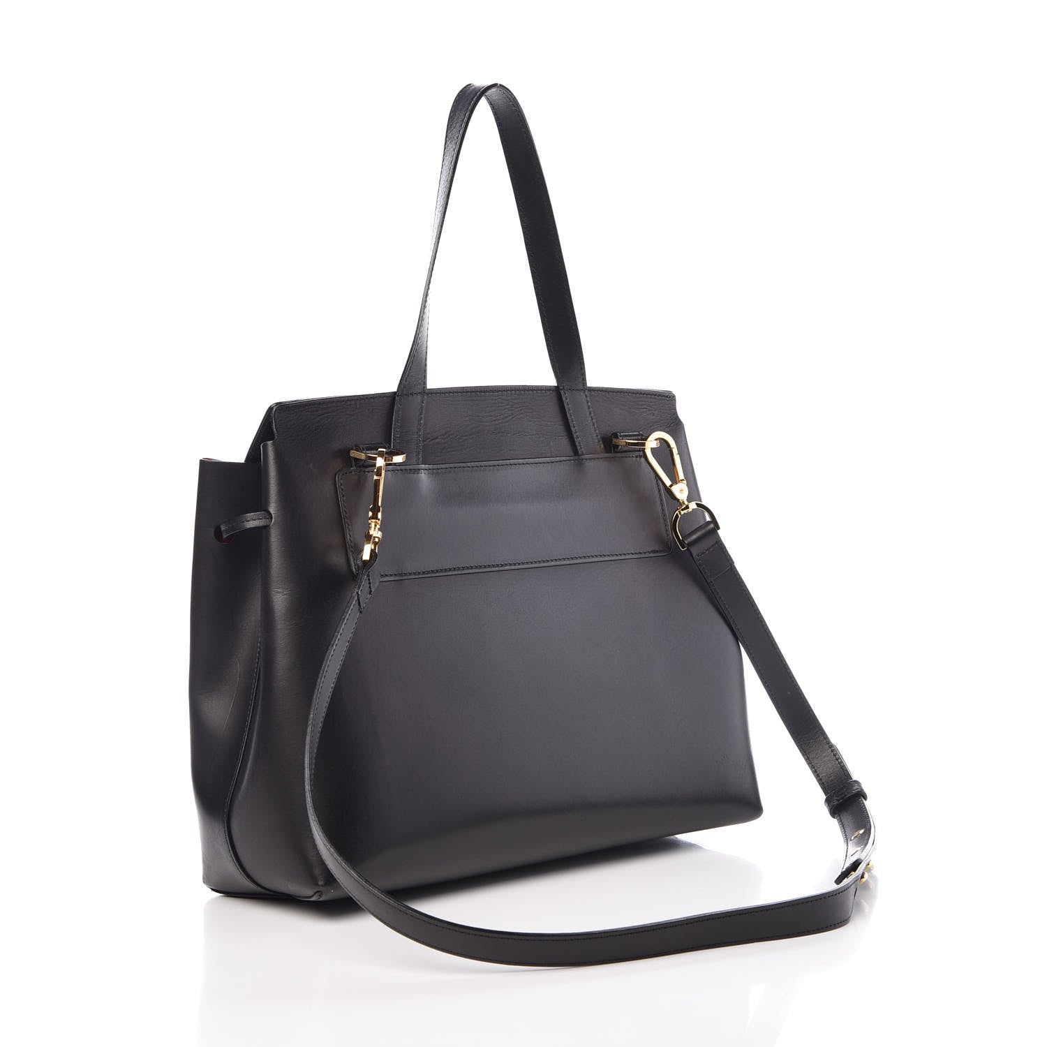 Mansur Gavriel Calfskin Lady Bag Black Flamma 3 of 6