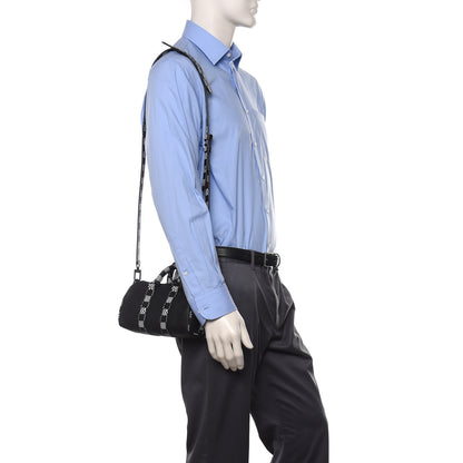 Louis Vuitton Calfskin Damier Distorted Keepall XS Black 2 of 10