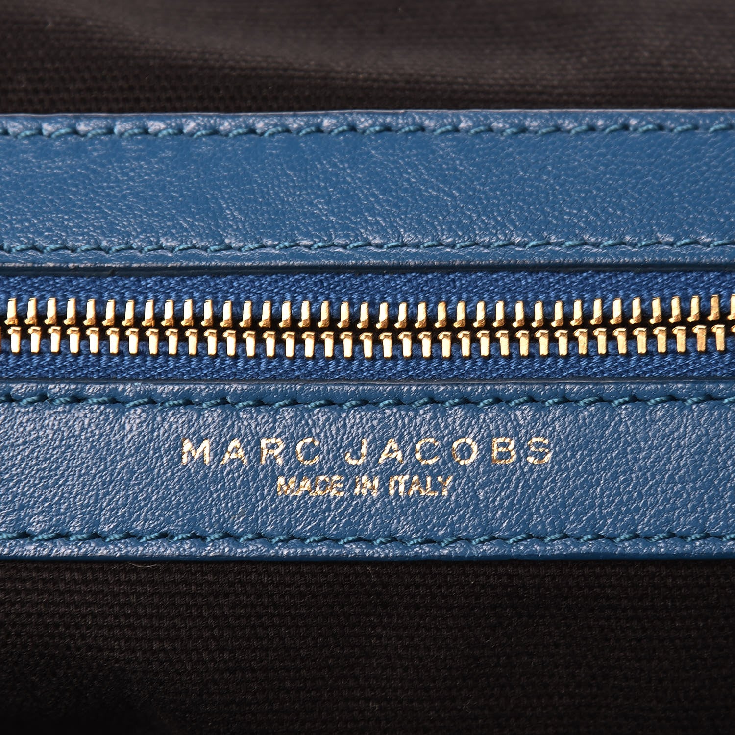 Marc Jacobs Lambksin Quilted Stam Blue 6 of 15