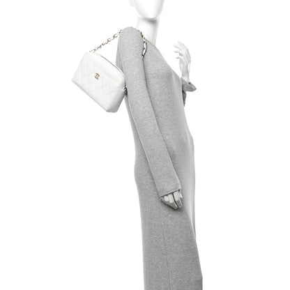 Chanel Caviar Quilted Camera Case White 2 of 10