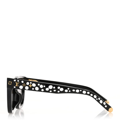 Louis Vuitton LV X YK Acetate Painted Dots Sunglasses Z1903E Black White 2 of 8
