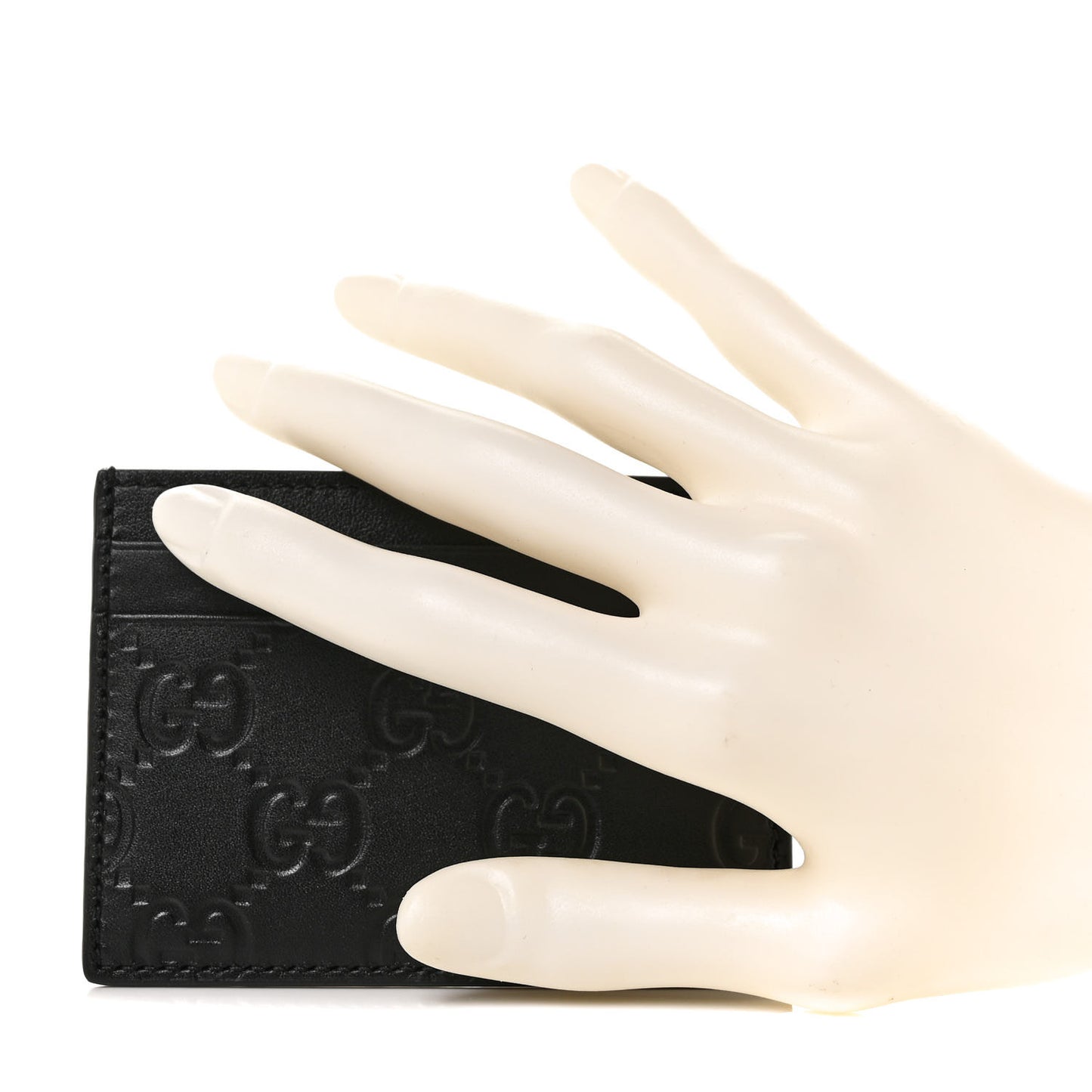 Guccissima Card Holder Black