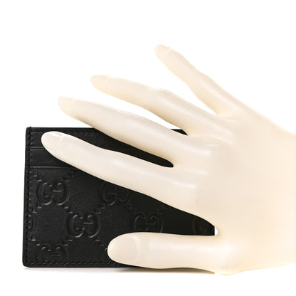 Gucci Guccissima Card Holder Black 2 of 8