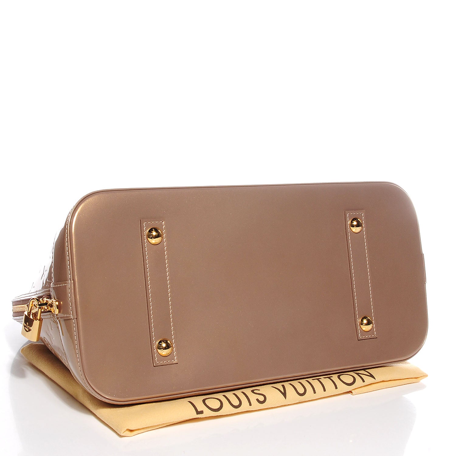 Louis Vuitton Vernis Alma GM Beige Poudre 4 of 8