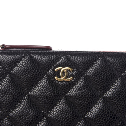 Chanel Caviar Quilted Small Cosmetic Case Black 7 of 8