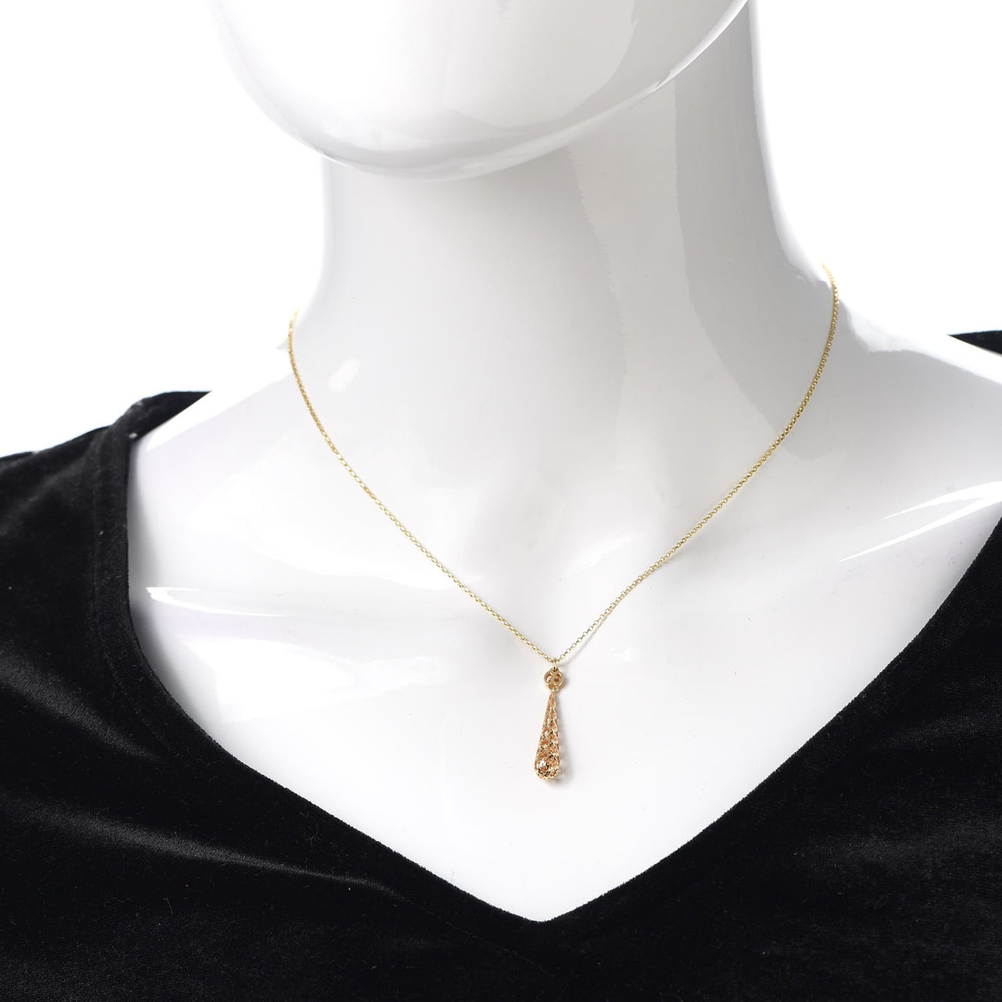 18K Yellow Gold Diamantissima Pendant Necklace