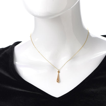Gucci 18K Yellow Gold Diamantissima Pendant Necklace 2 of 6