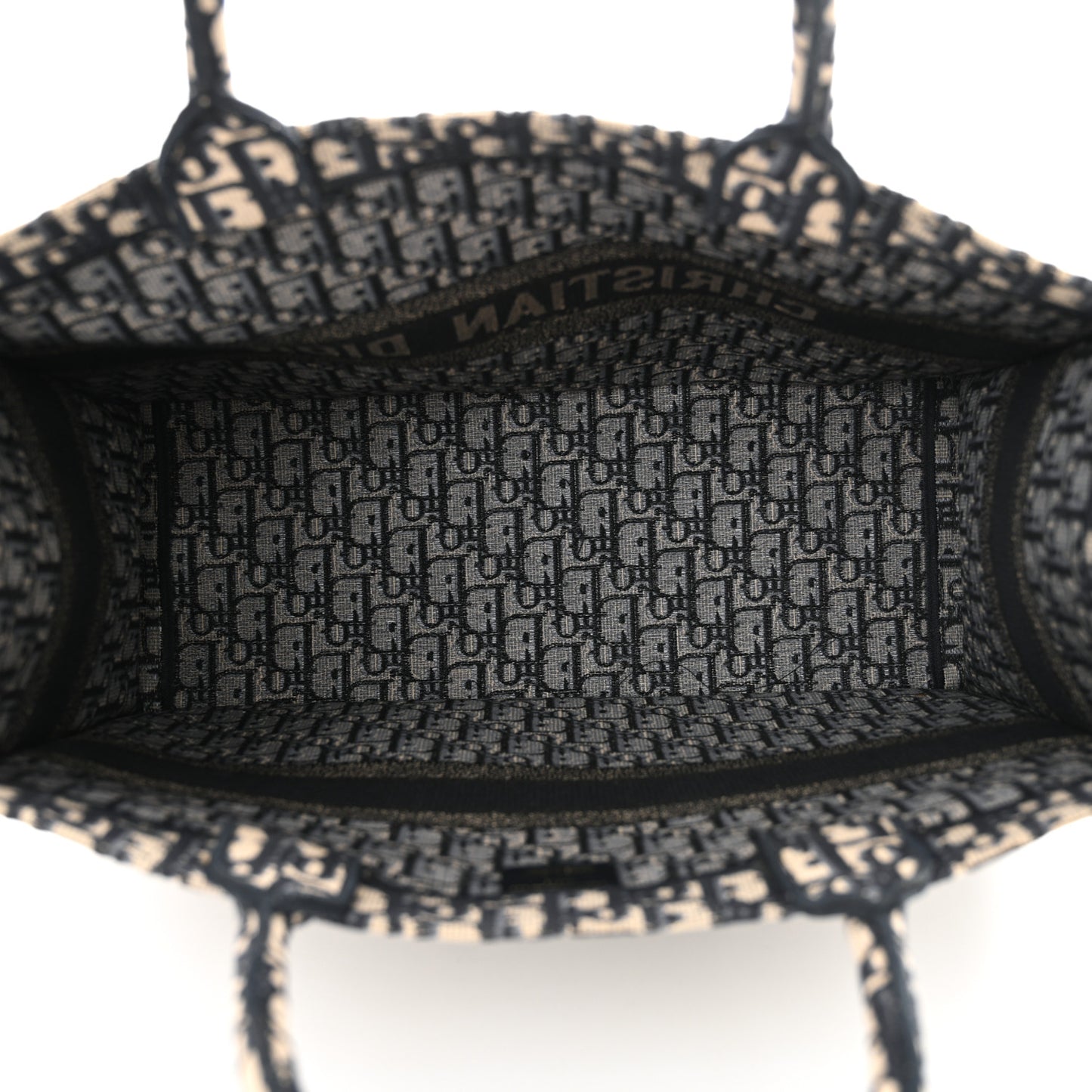 Oblique Large Book Tote Blue Multicolor