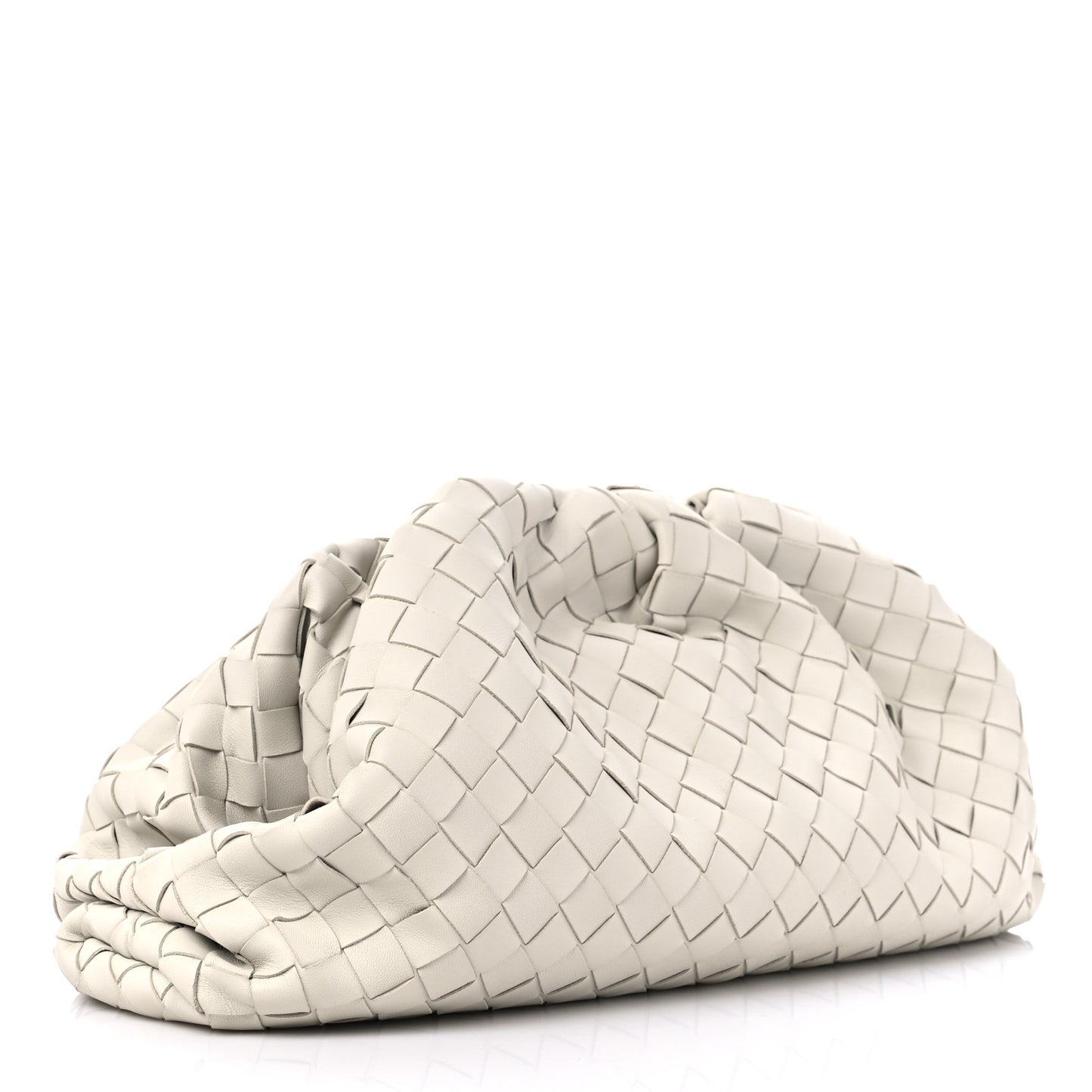 Nappa Maxi Intrecciato The Pouch Oversized Clutch Plaster