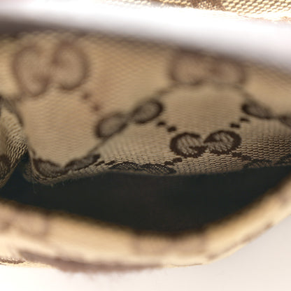 Gucci GG Monogram Double Pocket Belt Bag Dark Brown 6 of 13