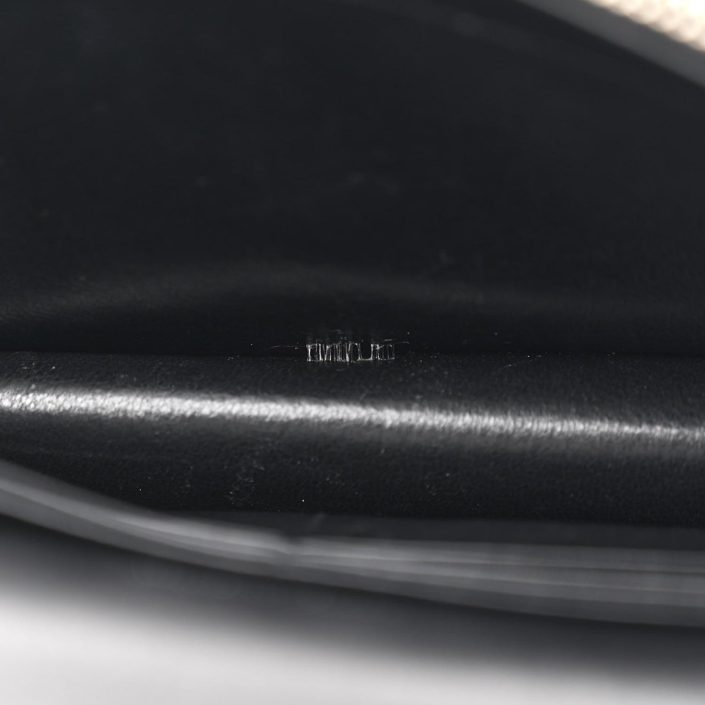 Smooth Calfskin Classic Monogram Kate Tassel Chain Wallet Black