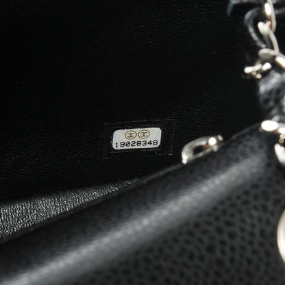 Chanel Caviar Quilted Mini Square Flap Bag Black 7 of 9
