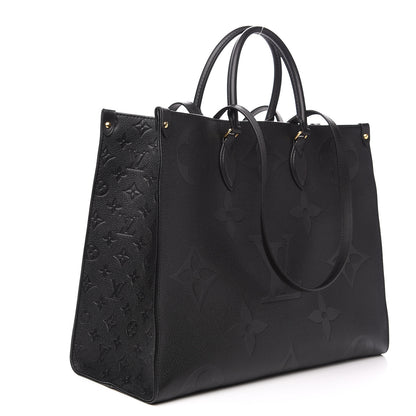 Louis Vuitton Empreinte Monogram Giant Onthego GM Black 2 of 9