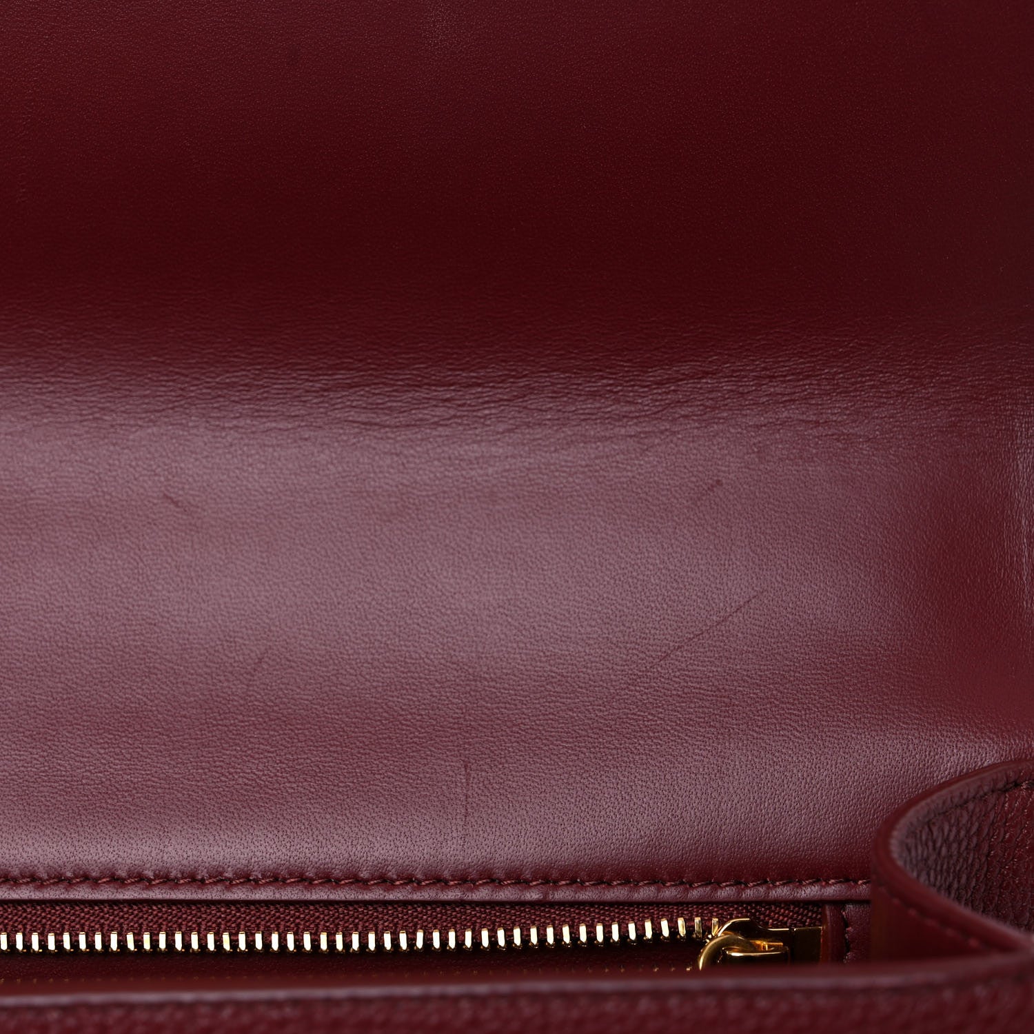 Christian Dior Grained Calfskin 30 Montaigne Flap Bag Red Brick 14 of 20