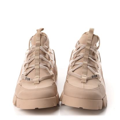 Christian Dior Neoprene Rubber Womens D-Connect Sneakers 39.5 Nude 2 of 8